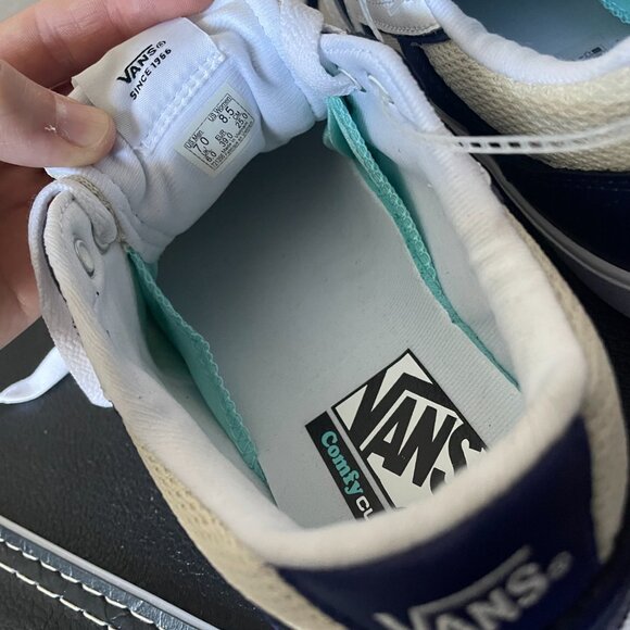 NWOT Vans Lowland Comfy Cush White / Purple / Beige - Picture 3 of 6